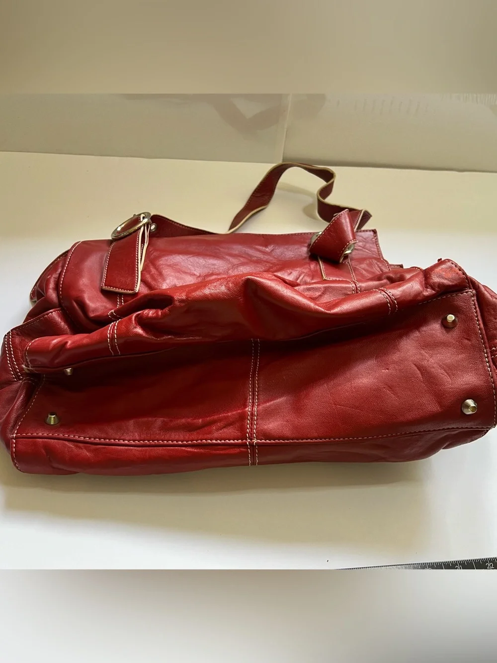 Franklin Covey Julie Morgenstern Collection Red Laptop Bag